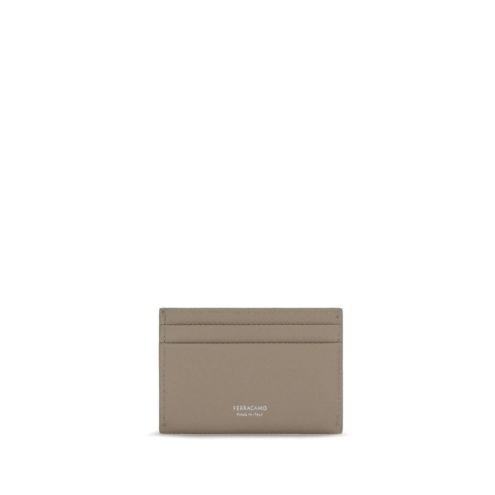 Ferragamo Beige Calf Leather Bos Taurus Women's Wallet