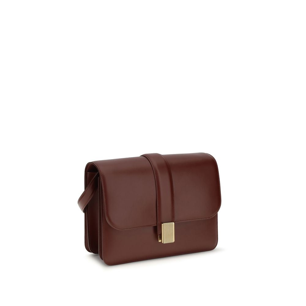 Khaite Bordeaux Calf Leather Bos Taurus Shoulder Women's Bag