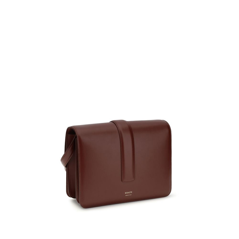 Khaite Bordeaux Calf Leather Bos Taurus Shoulder Women's Bag