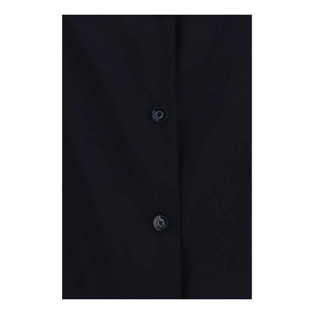 Gucci Black Silk Dress Women's Shirt