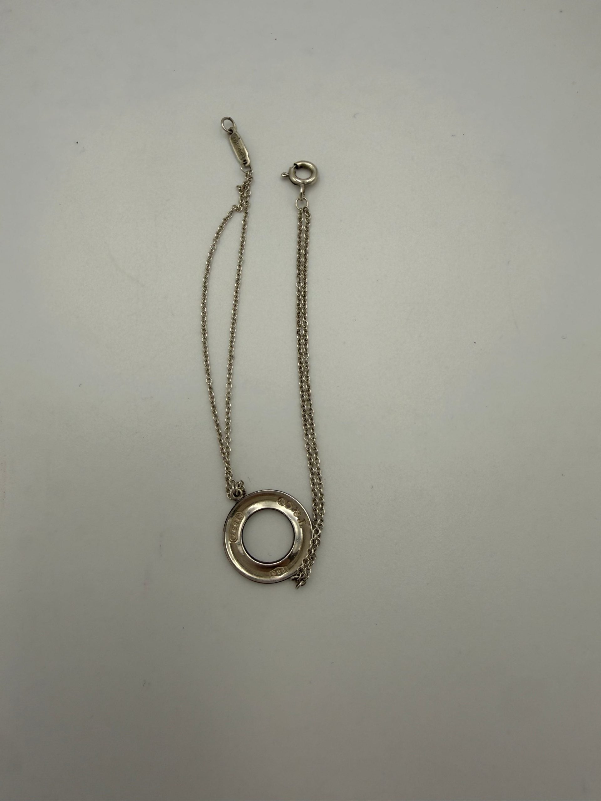 Tiffany & Co. TIFFANY & CO. Silver Bracelet with Double Women's Chain (Pre-Owned)