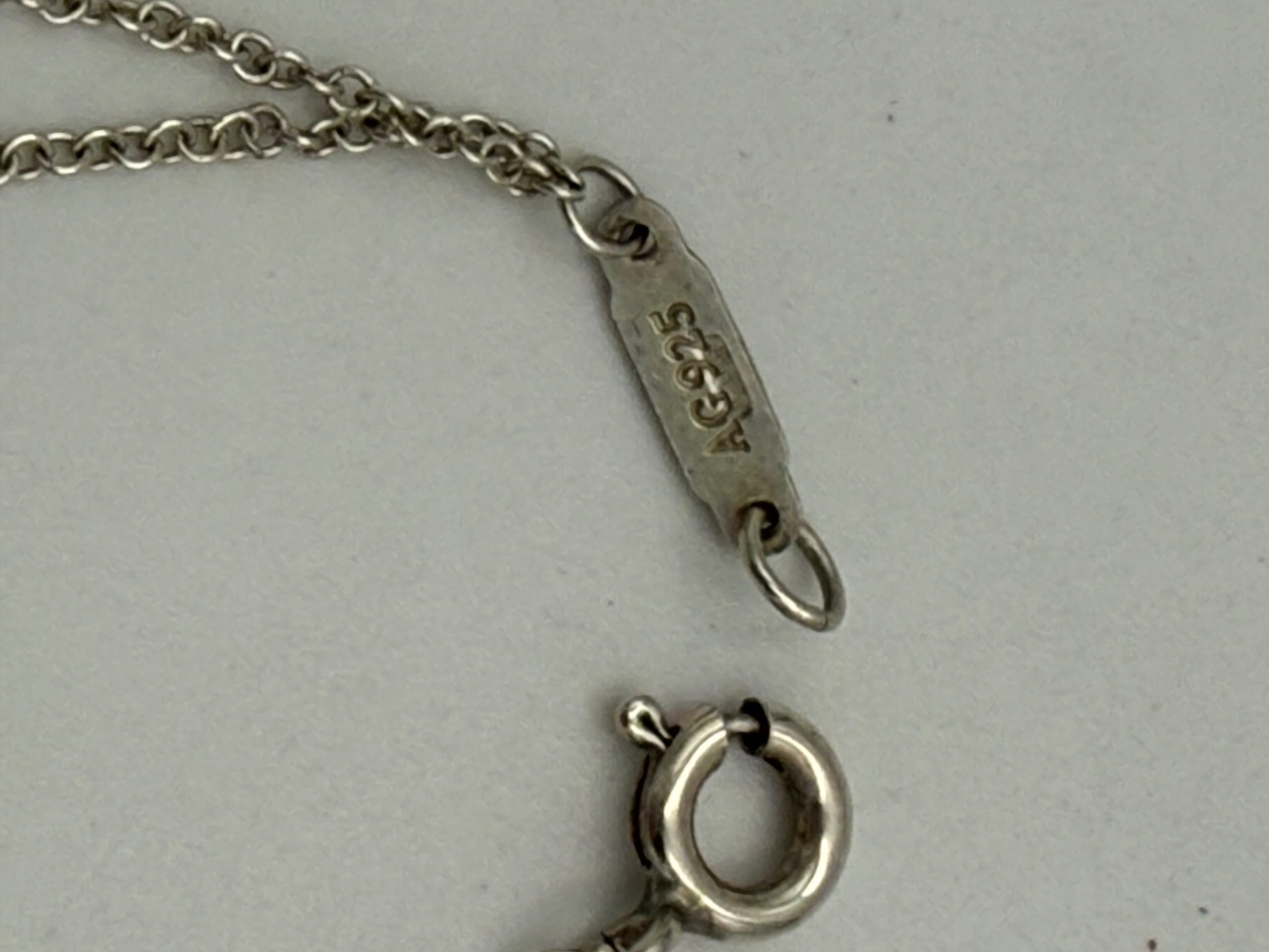 Tiffany & Co. TIFFANY & CO. Silver Bracelet with Double Women's Chain (Pre-Owned)