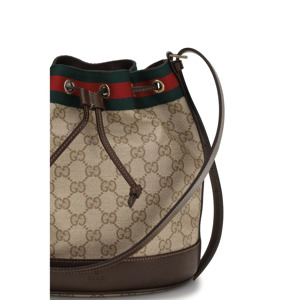 Gucci Beige Cotton Backet Women's Bag