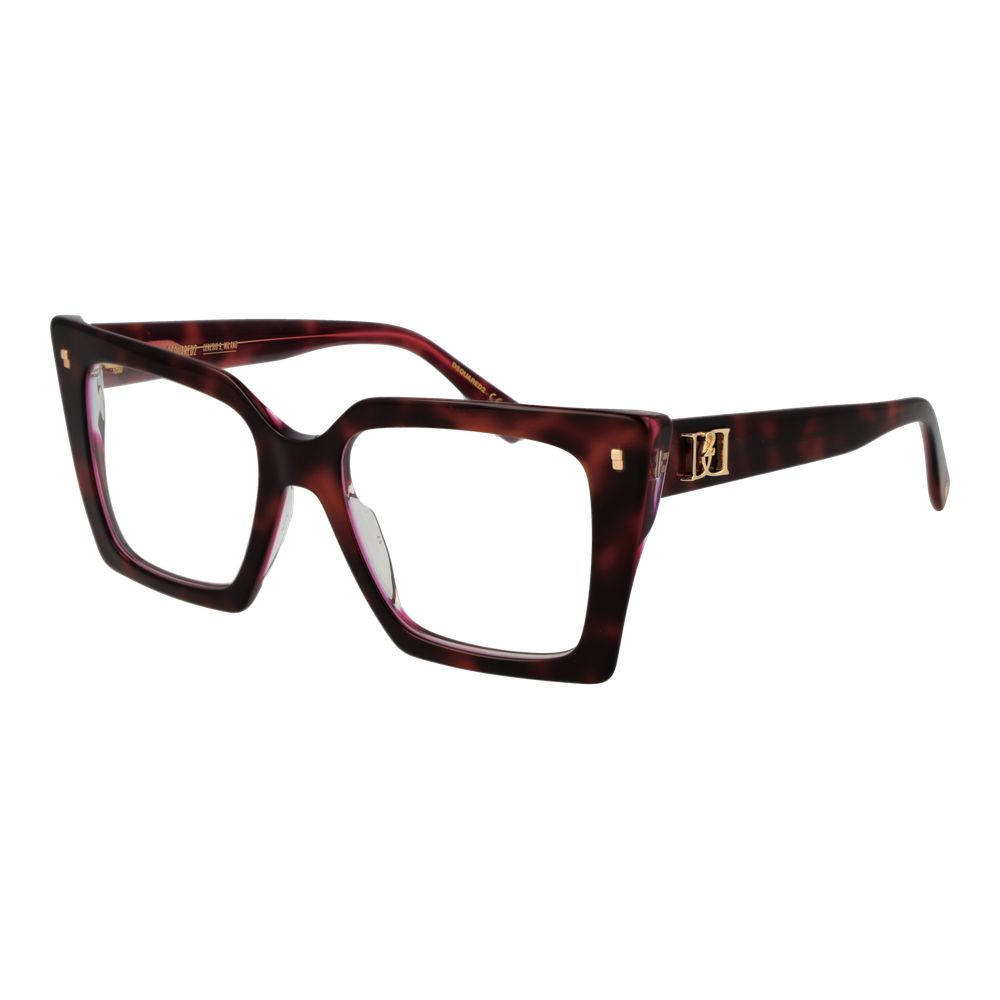 Dsquared² Burgundy Acetate Glasses Women's (Frames)