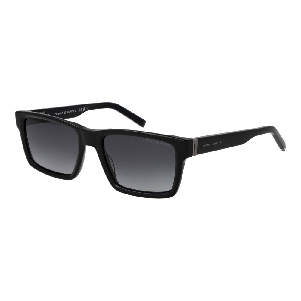 tommy hilfiger goggles Tommy Hilfiger Black Acetate Men's Sunglasses One Size / Black