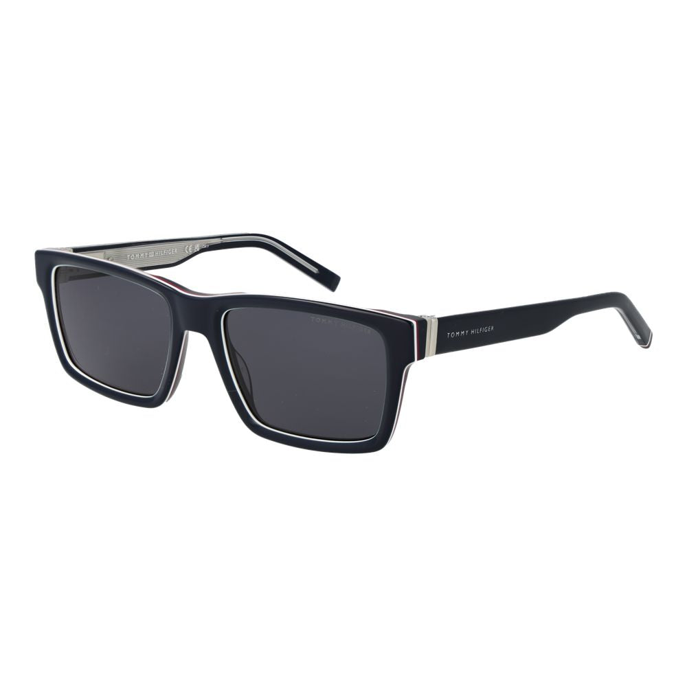 Tommy Hilfiger Blue Acetate Men's Sunglasses