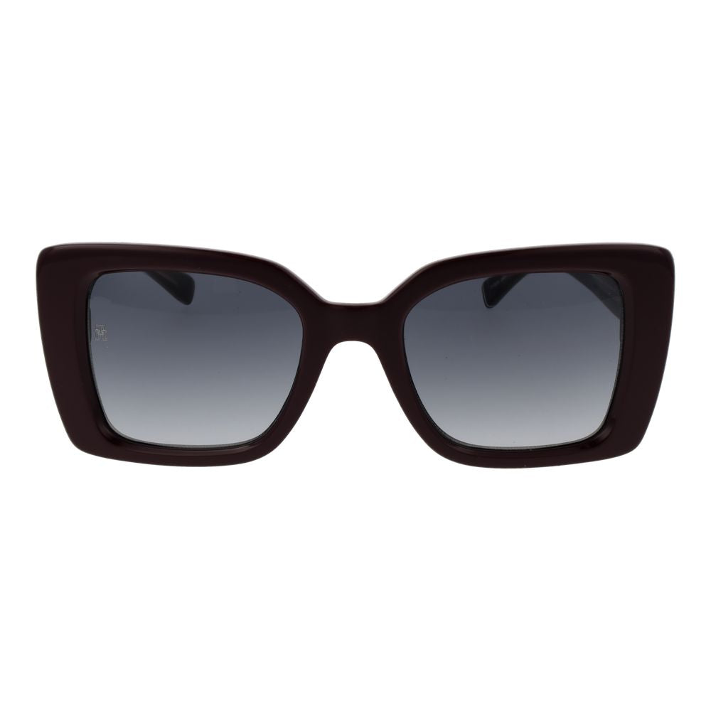 Tommy Hilfiger Burgundy Acetate Women's Sunglasses