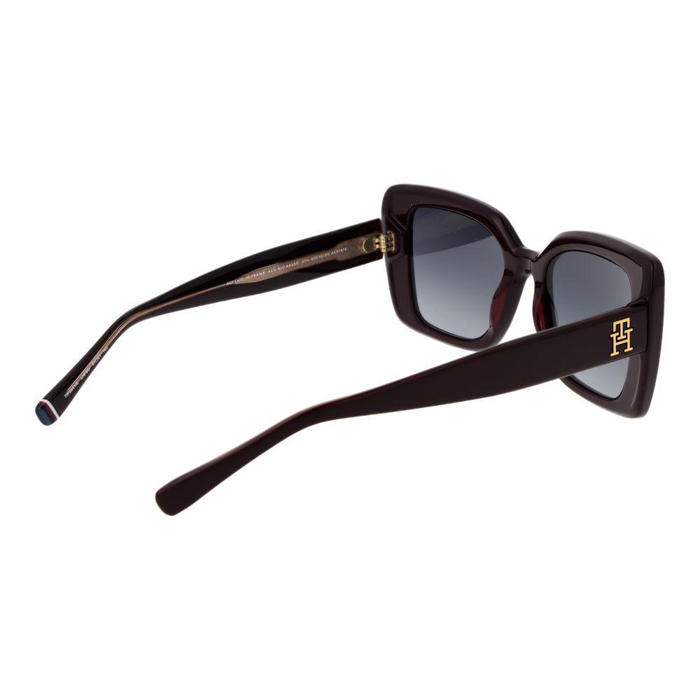 Tommy Hilfiger Burgundy Acetate Women's Sunglasses