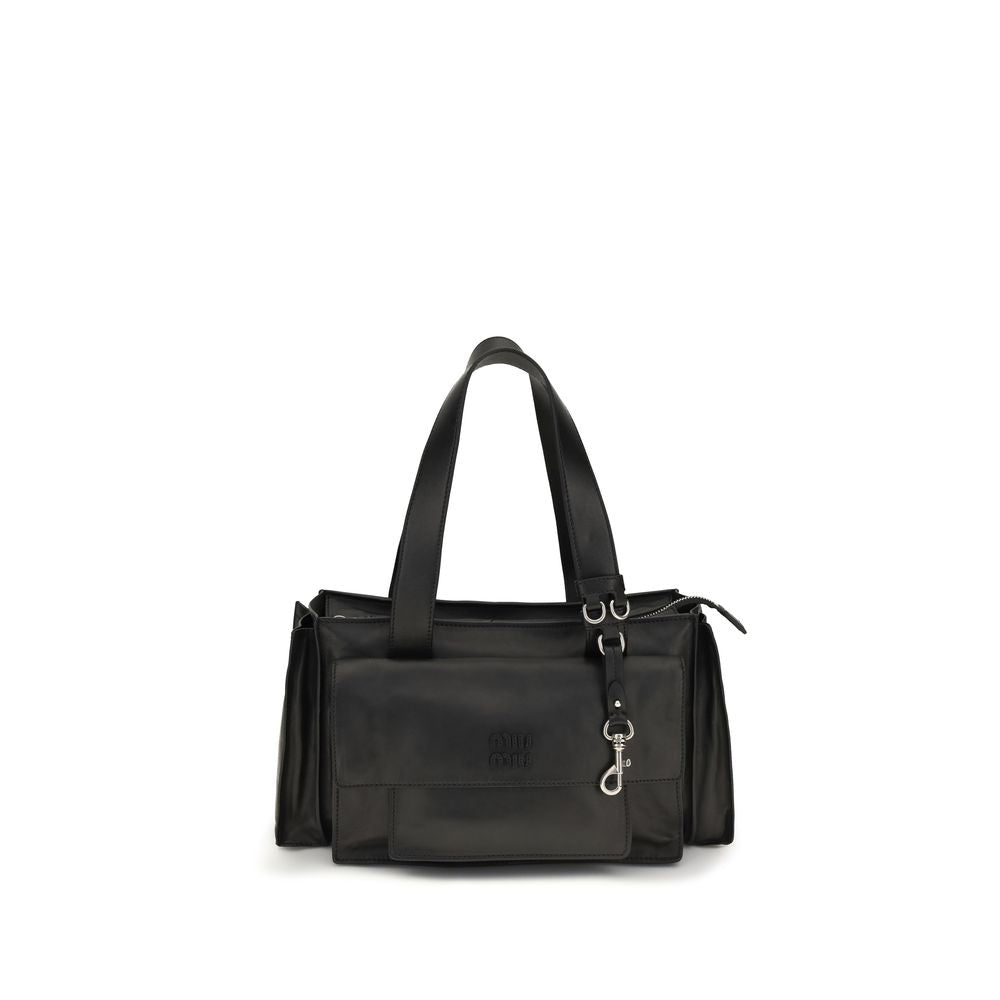 Miu Miu Brown Calf Leather Bos Taurus Shoulder Women's Bag