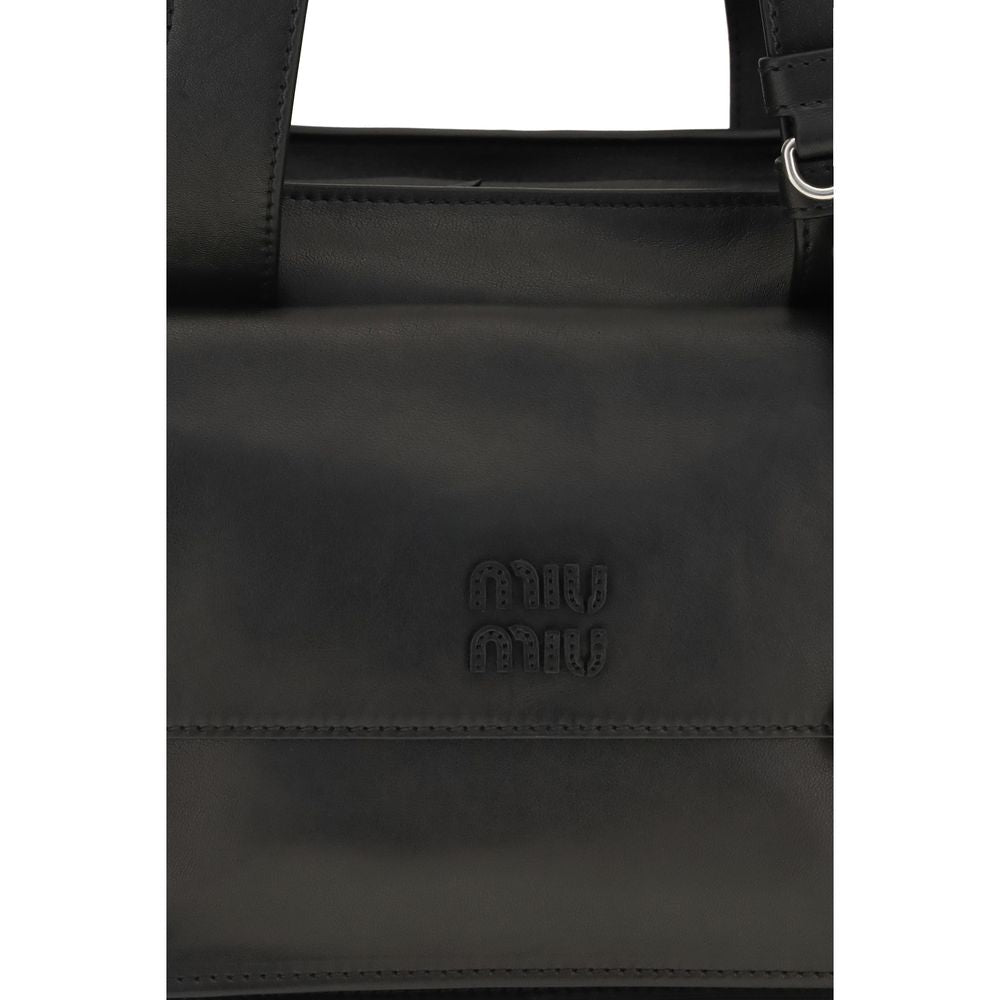 Miu Miu Brown Calf Leather Bos Taurus Shoulder Women's Bag