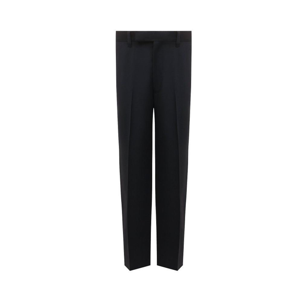 Prada Blue Wool Dress Men's Pants