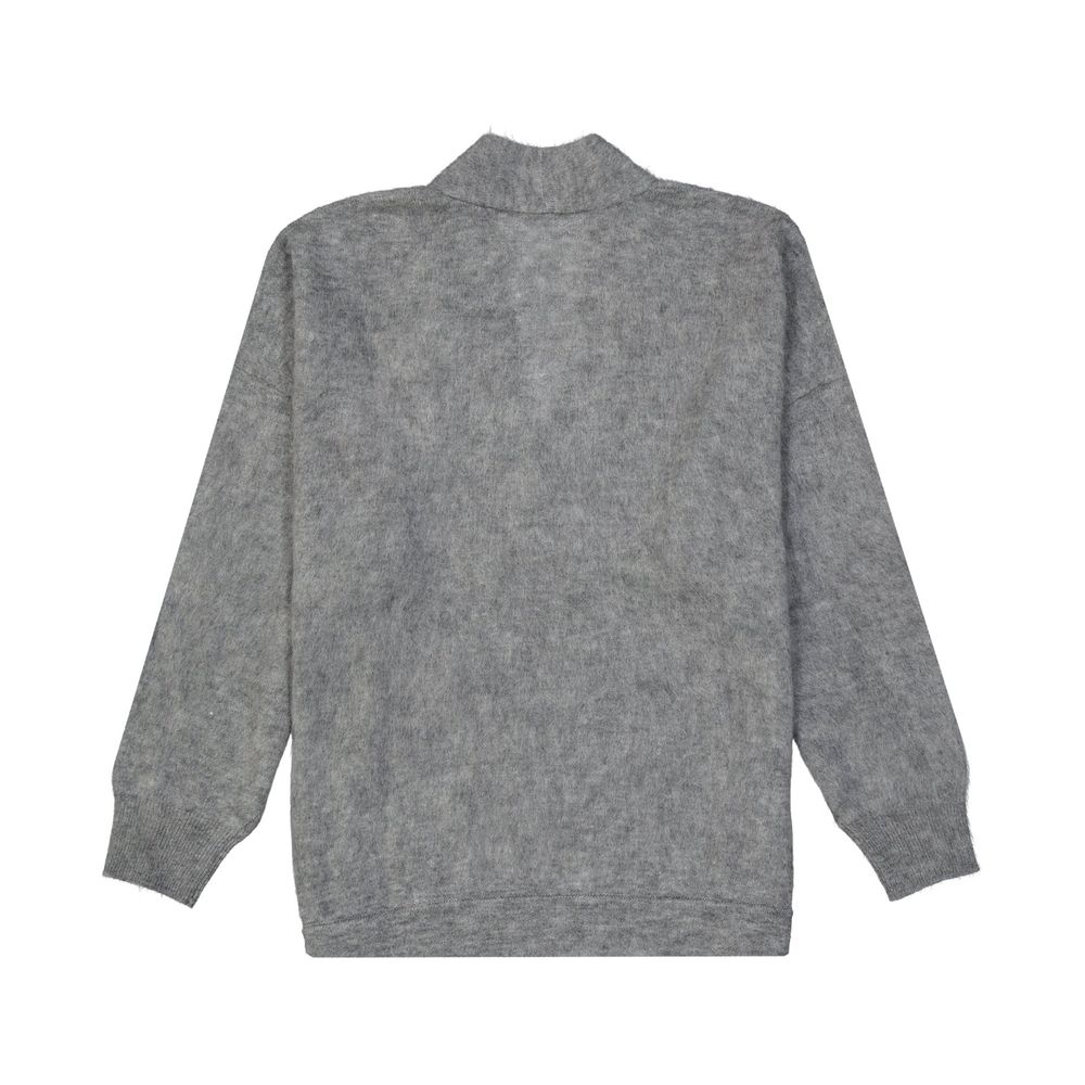 Brunello Cucinelli Gray Wool Women's Sweatshirt