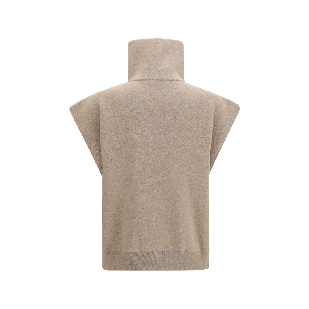 Brunello Cucinelli Beige Cashmere Women's Cardigan