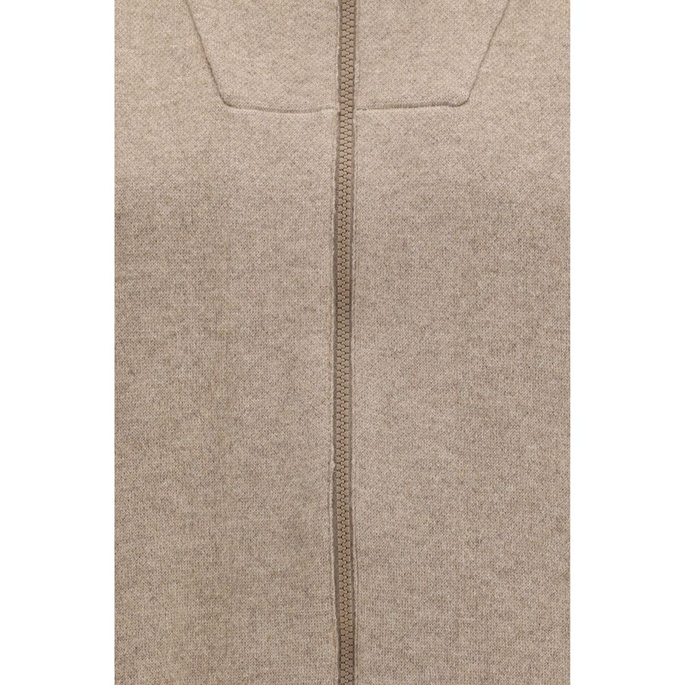 Brunello Cucinelli Beige Cashmere Women's Cardigan