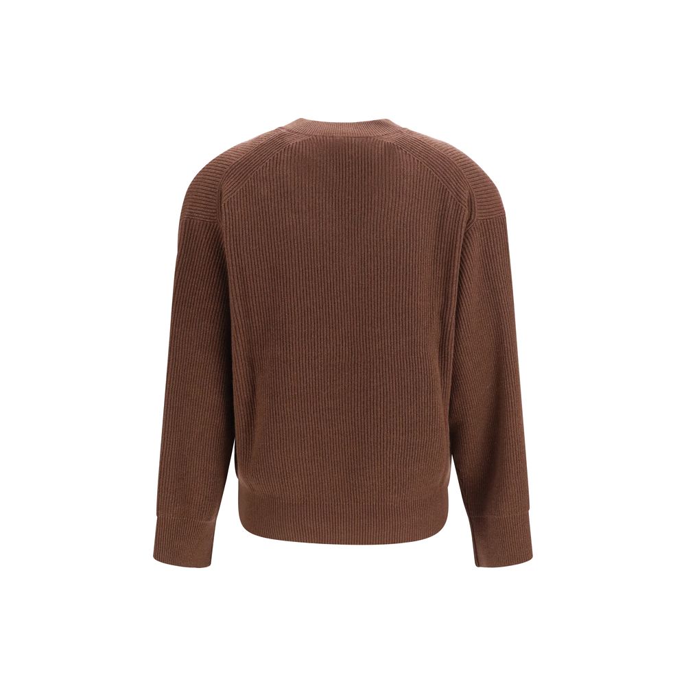Brunello Cucinelli Brown Cashmere Women's Sweater