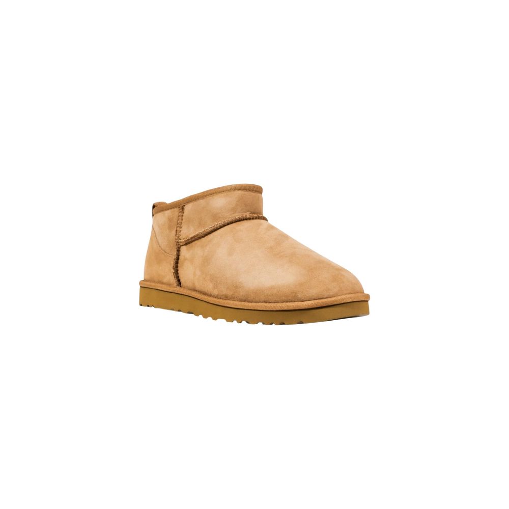 UGG Beige Leather Ankle Men's Boots