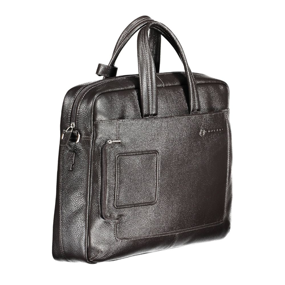 Piquadro Brown Leather Men's Men's Bag