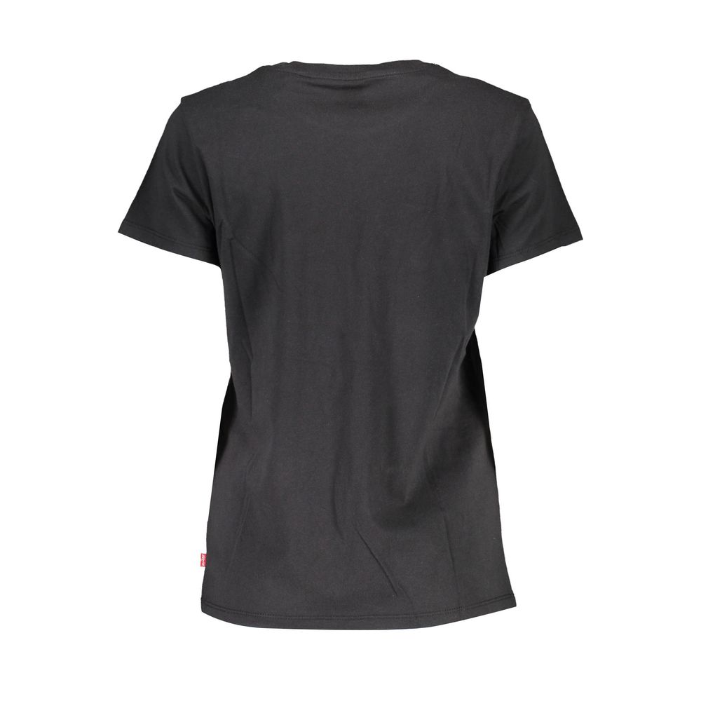 Levi's Black Cotton Women Women's T-Shirt