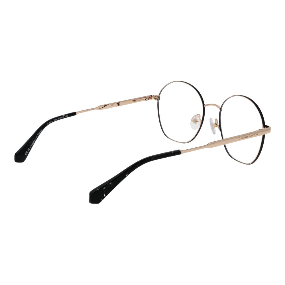 Christian Lacroix Beige Stainless Steel Glasses Women's (Frames)