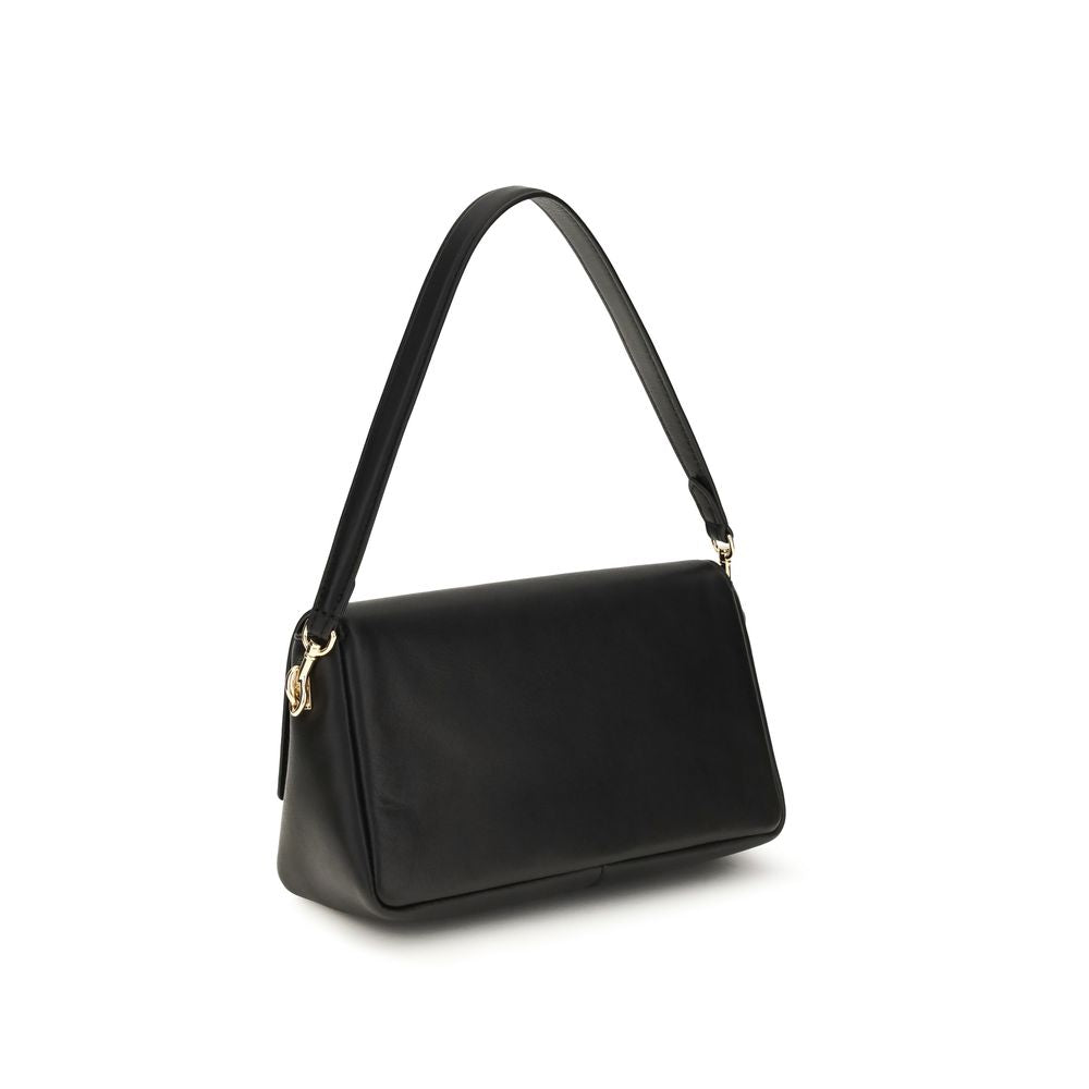Tory Burch Black Calf Leather Bos Taurus Shoulder Women's Bag