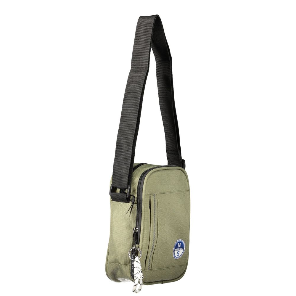 North Sails Green Polyester Shoulder Men's Bag