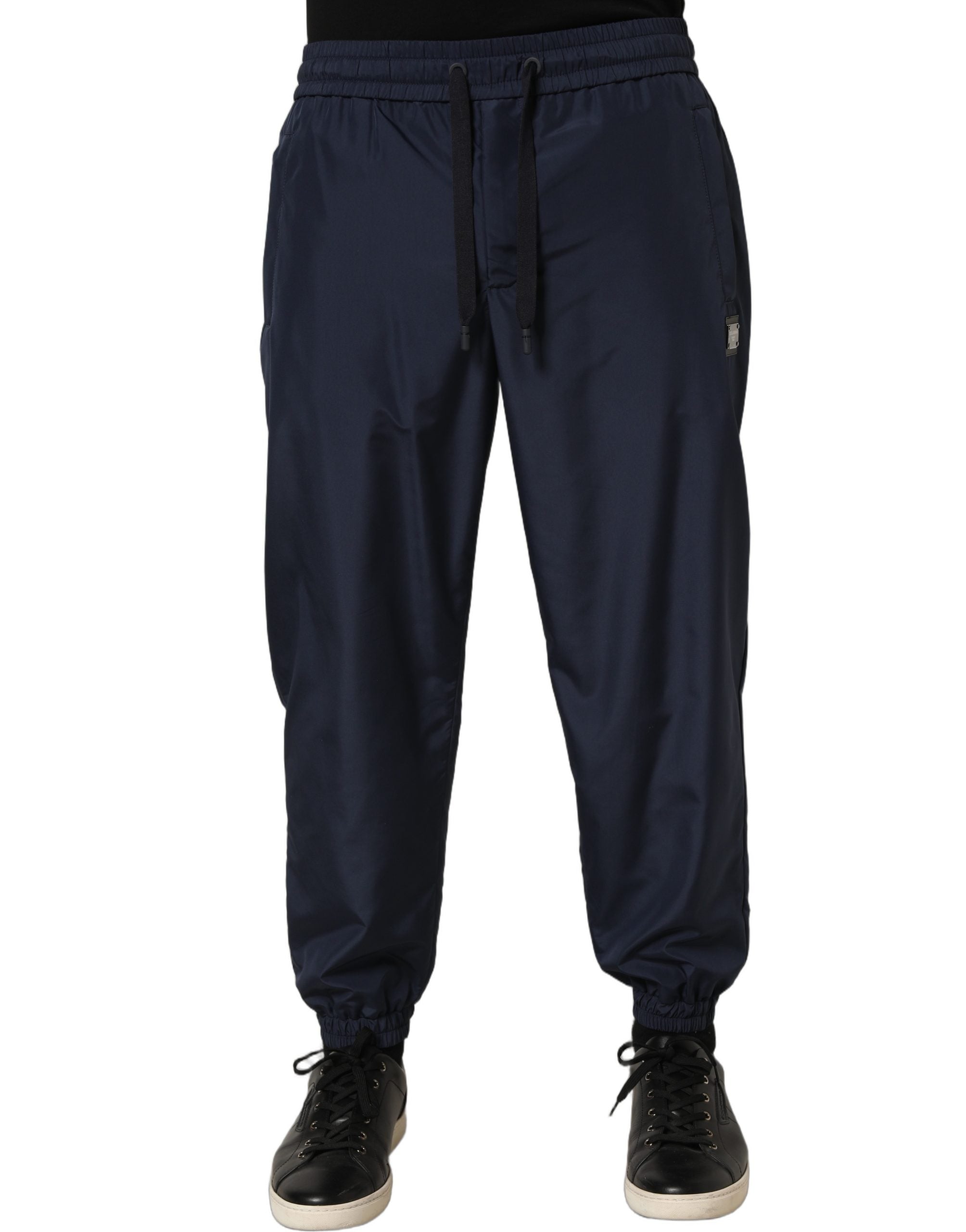Dolce & Gabbana Dark Blue Polyester Jogger SweatMen's Men's Pants