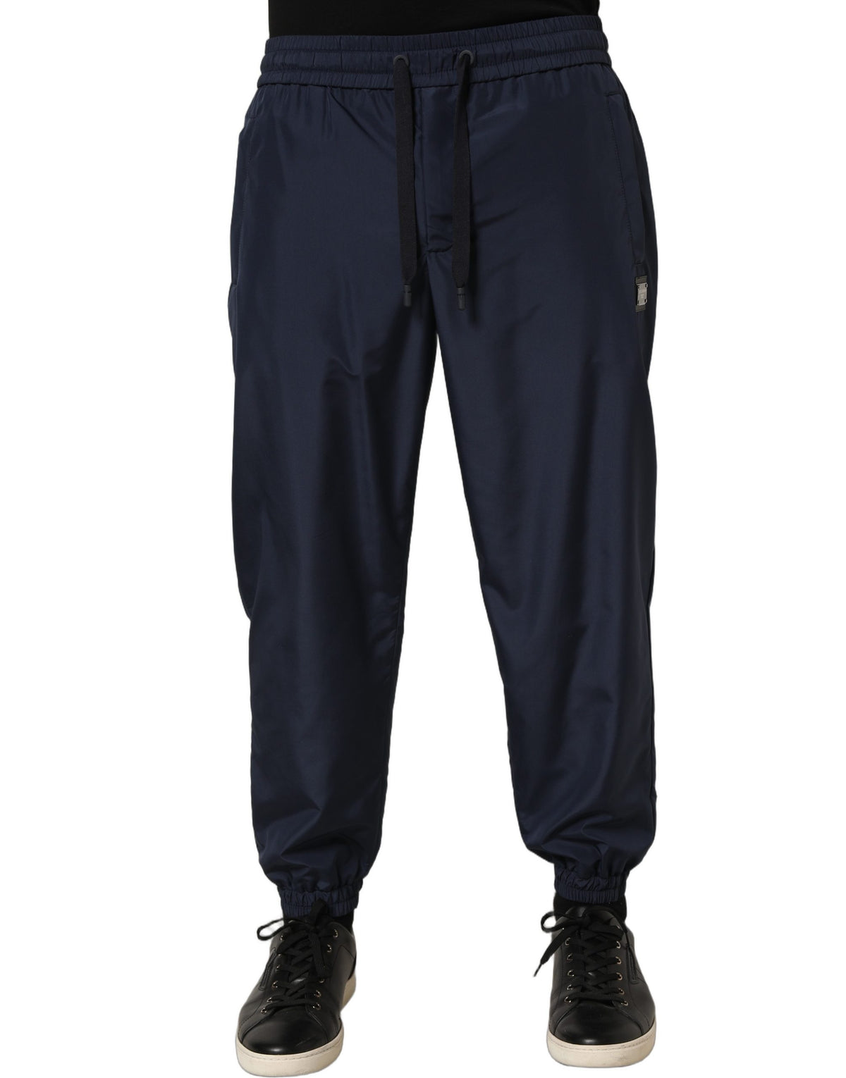 Dolce & Gabbana Dark Blue Polyester Jogger SweatMen's Men's Pants