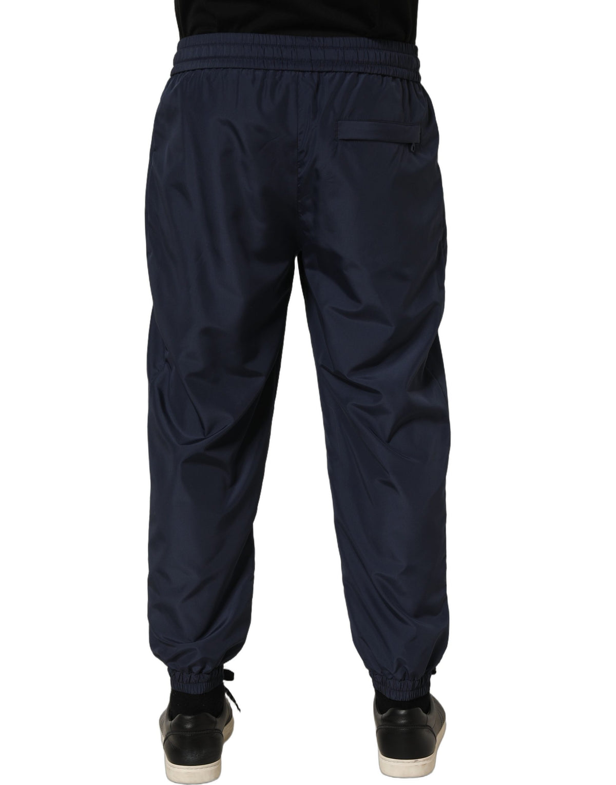 Dolce & Gabbana Dark Blue Polyester Jogger SweatMen's Men's Pants
