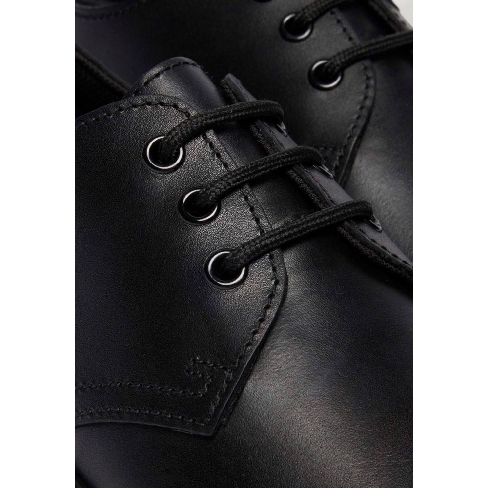 Dr. Martens Black Leather Oxfords And Men's Derbies