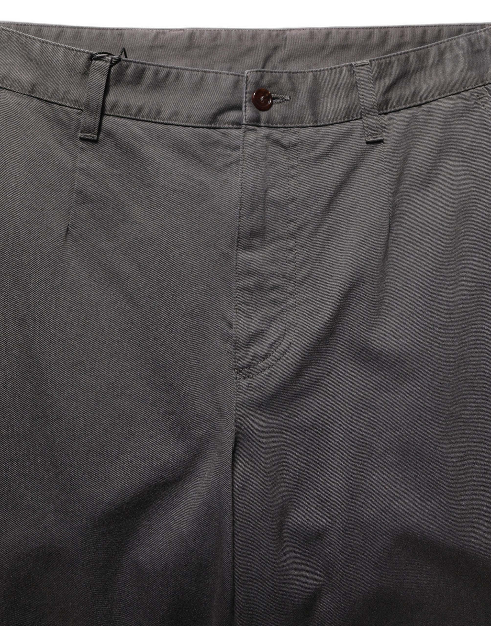 Dolce & Gabbana Dark Gray Cotton Straight Chino Trouser Men's Pants (Pre-Owned)