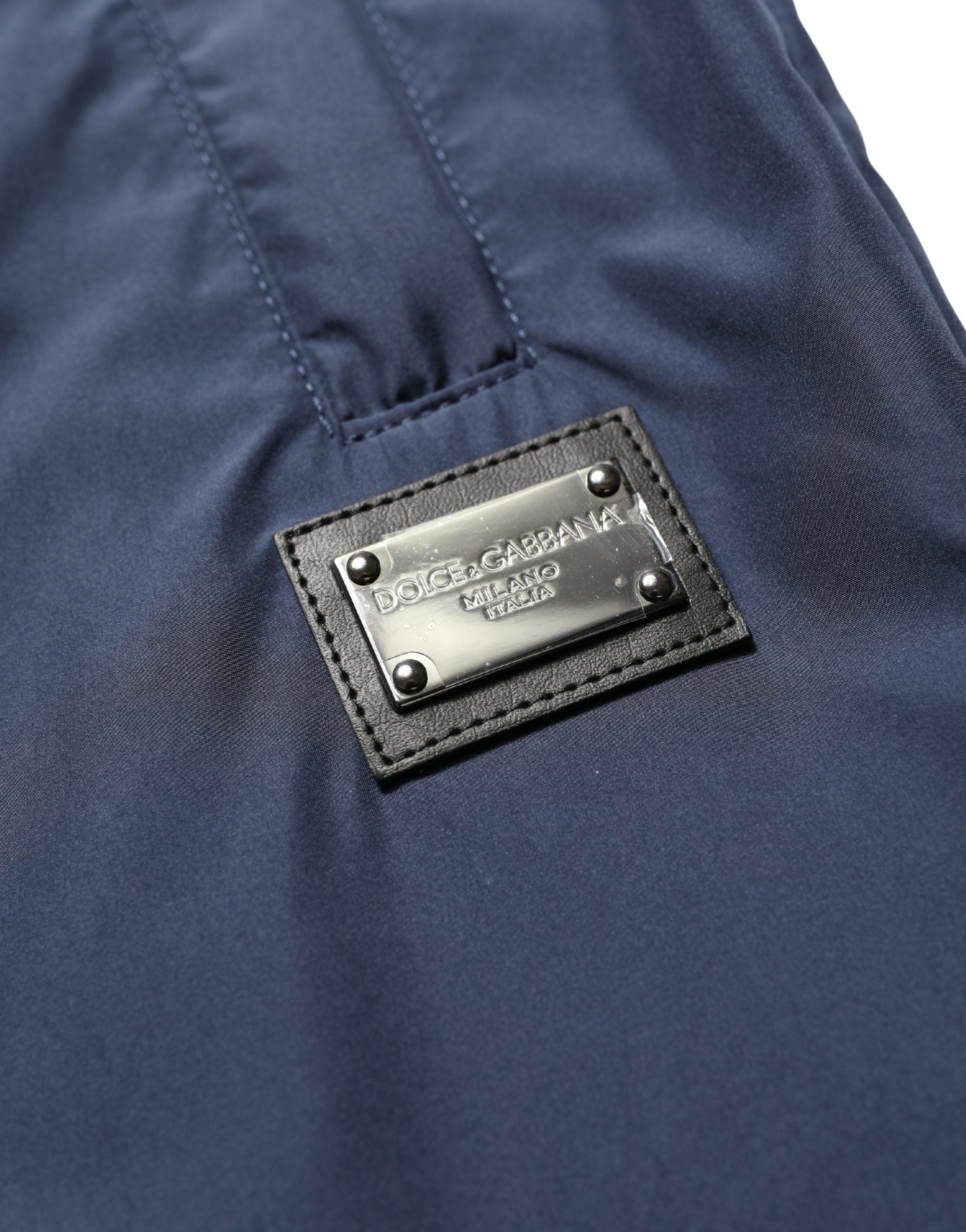 Dolce & Gabbana Dark Blue Polyester Jogger SweatMen's Men's Pants