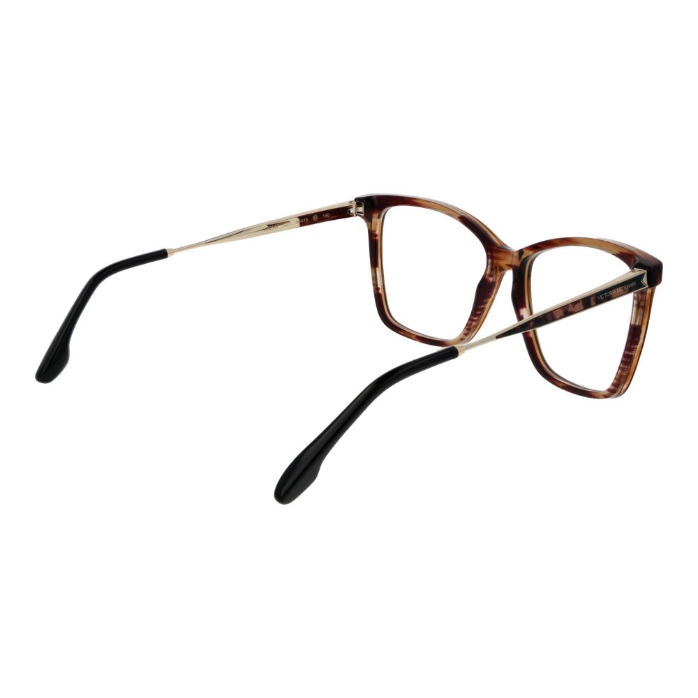 Victoria Beckham Brown Metal & Plastic Glasses Women's (Frames)