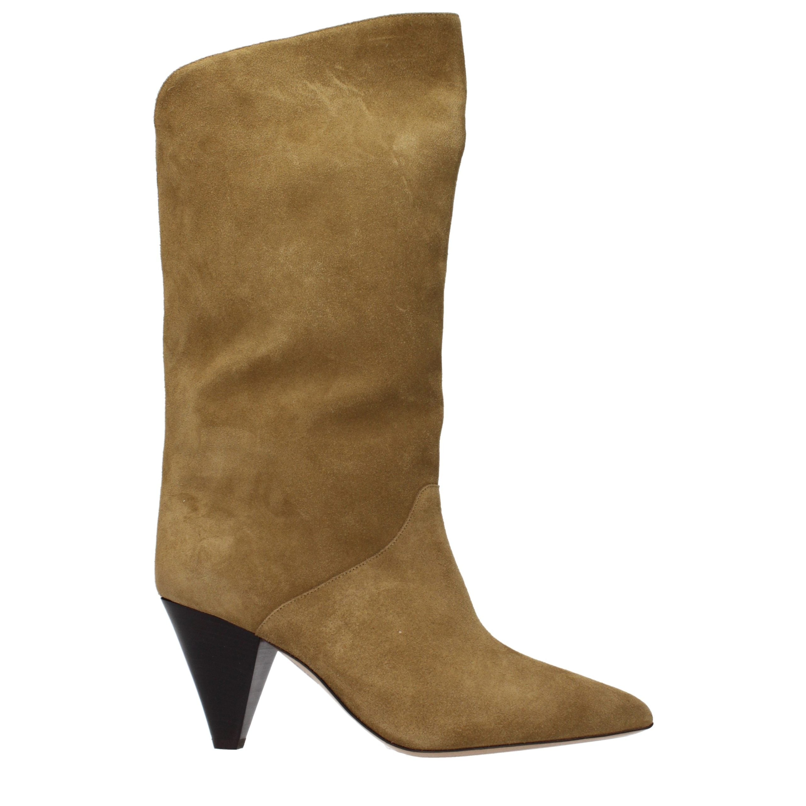 Isabel Marant Brown Leather High Heel Women's Boots