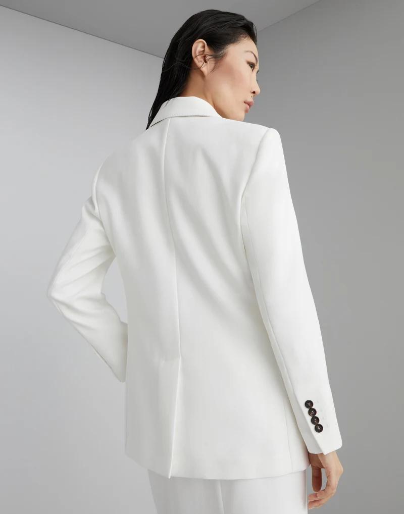 Brunello Cucinelli White Cotton Women's Blazer