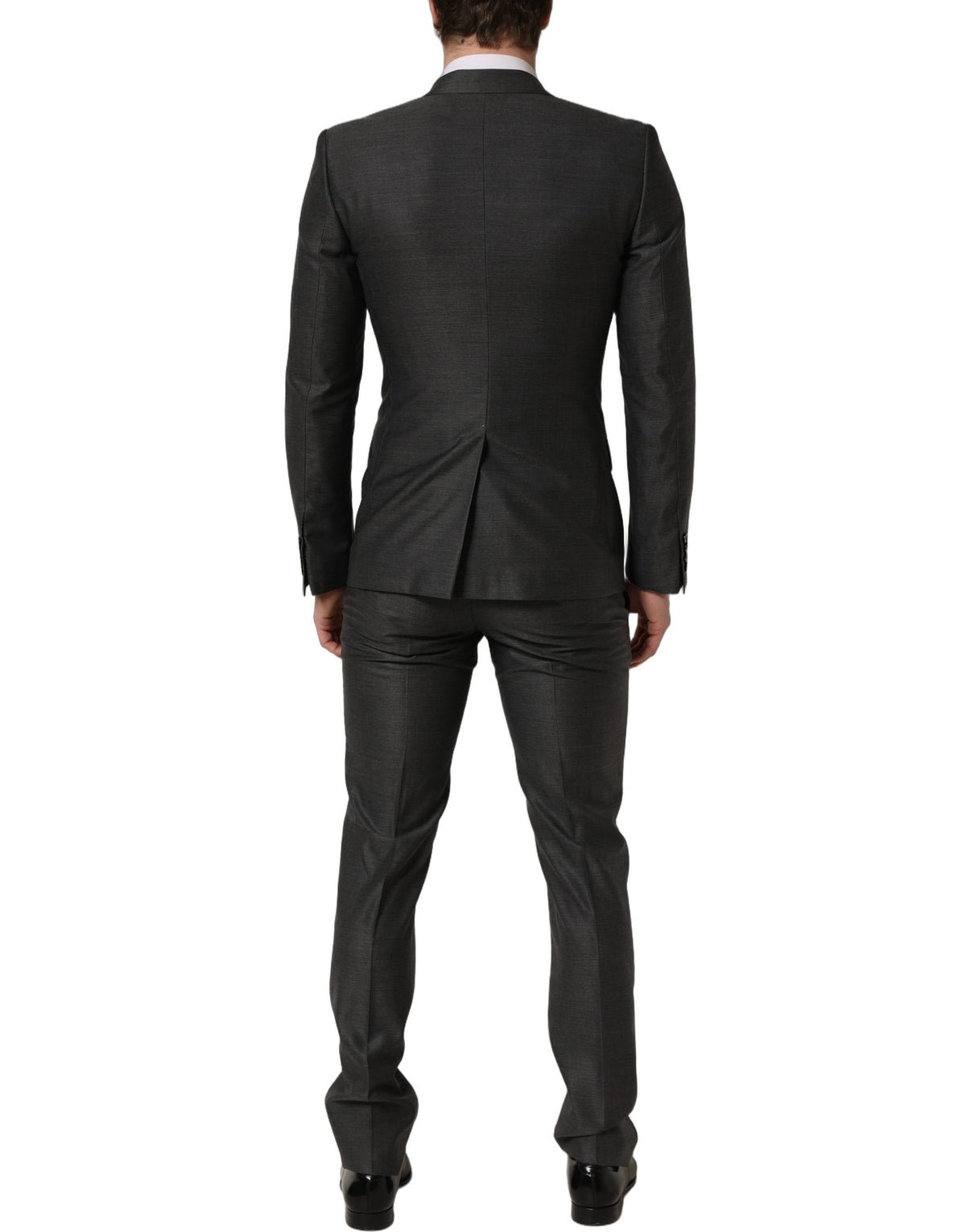 Dolce & Gabbana Gray MARTINI Slim Fit Formal 3 Piece Men's Suit