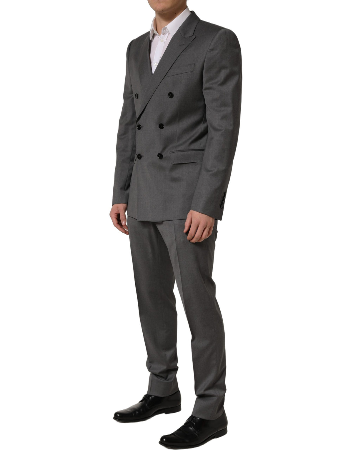 Dolce & Gabbana Gray MARTINI Slim Fit Formal 2Piece Men Men's Suit