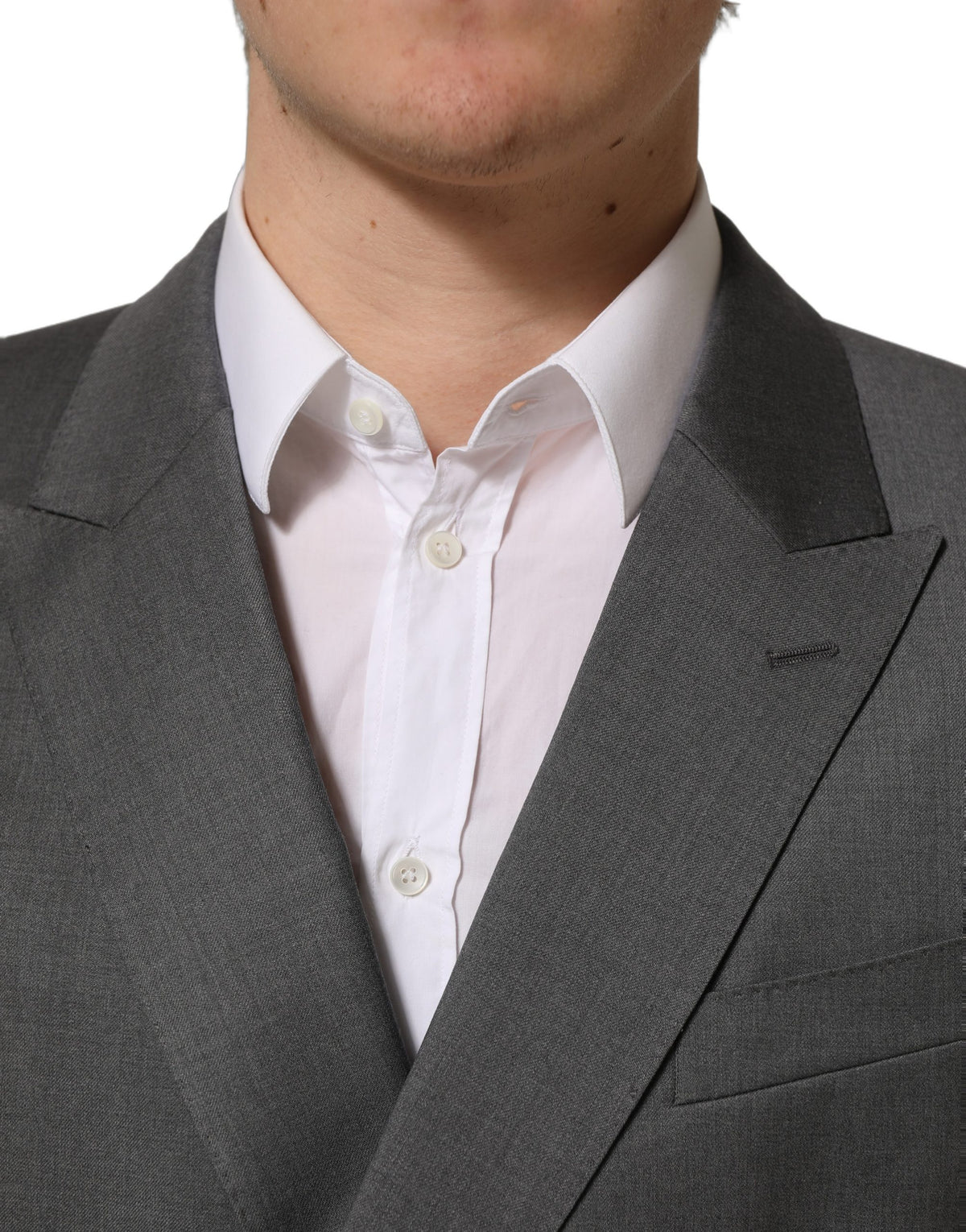 Dolce & Gabbana Gray MARTINI Slim Fit Formal 2Piece Men Men's Suit