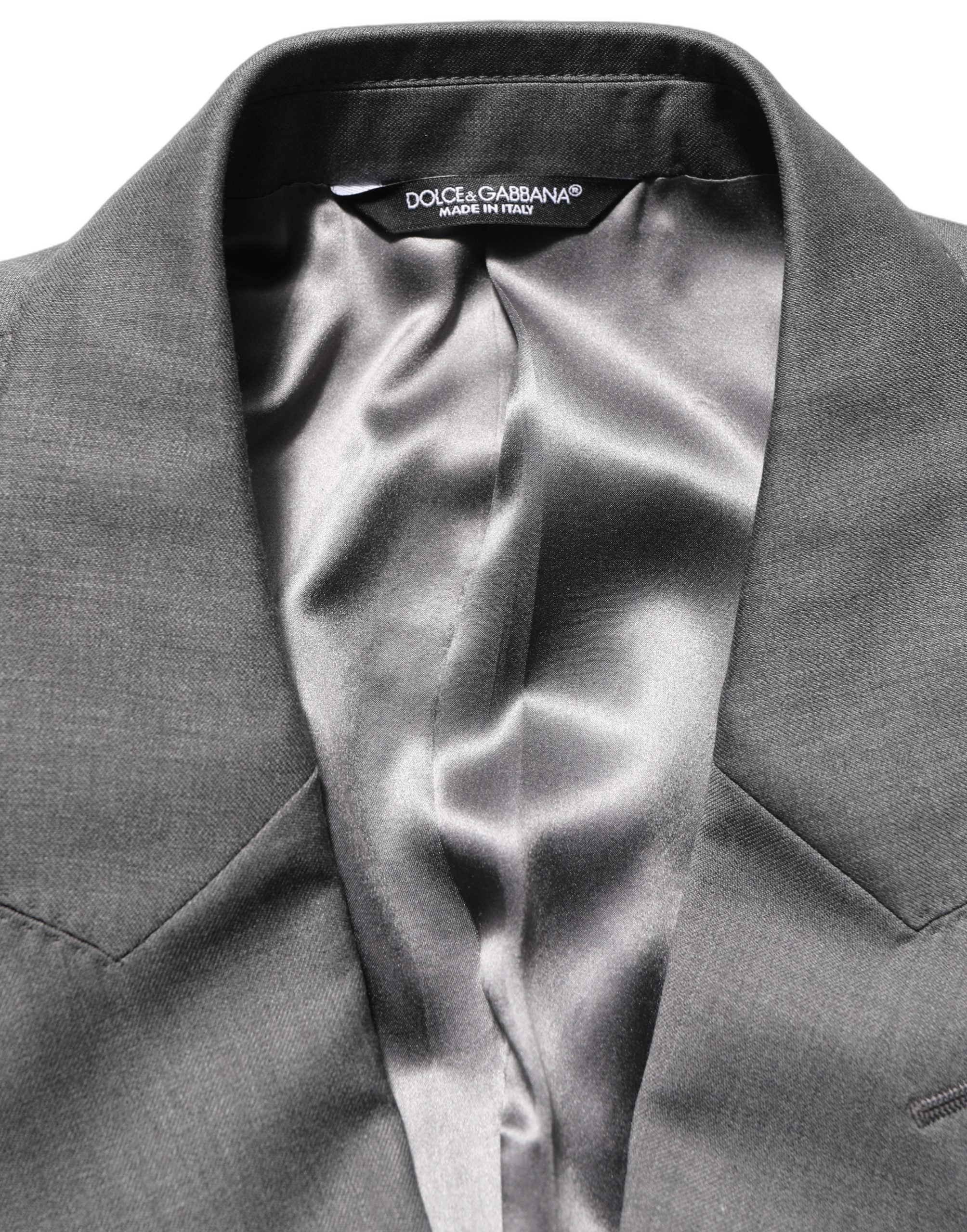 Dolce & Gabbana Gray MARTINI Slim Fit Formal 2Piece Men Men's Suit