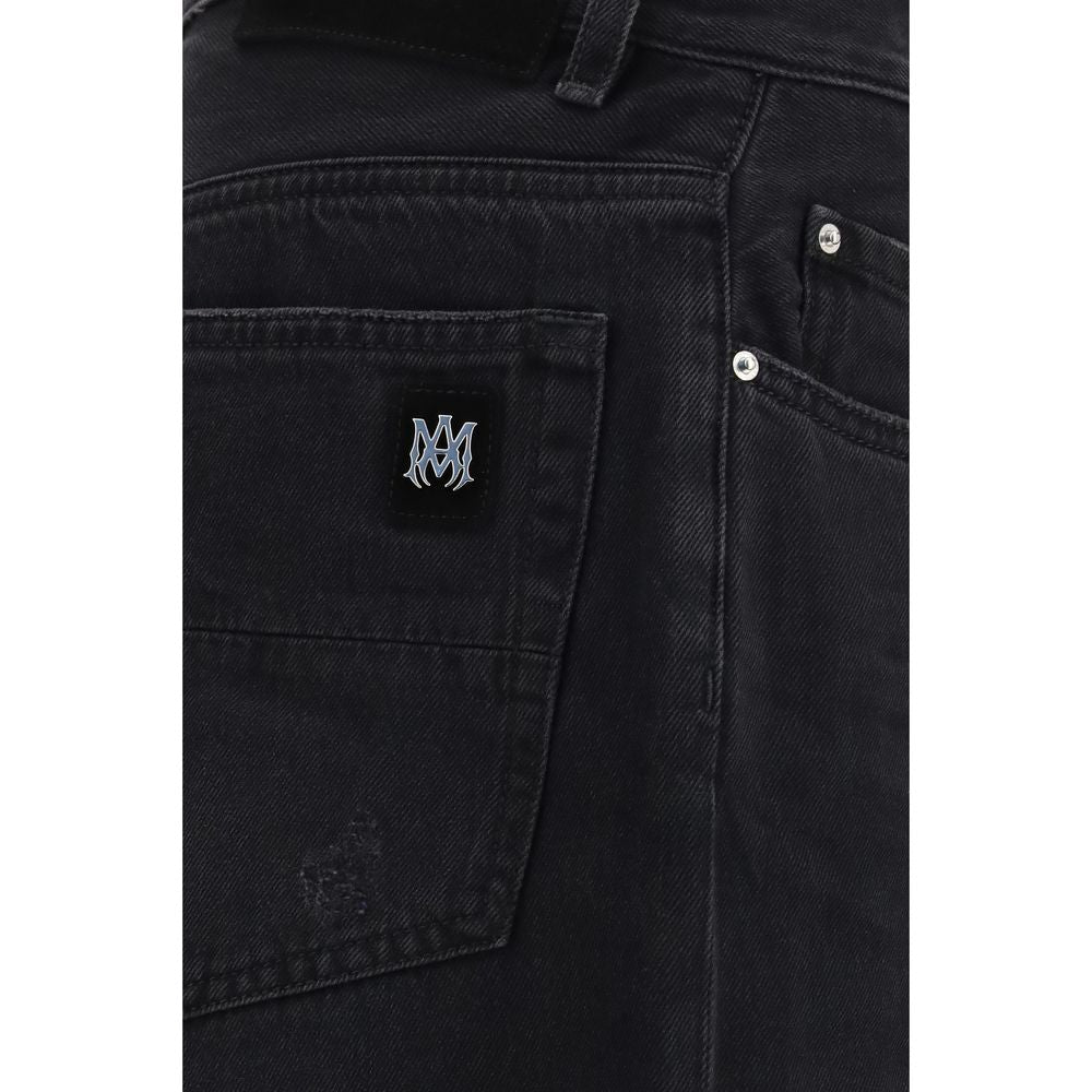 Amiri Black Cotton Jeans Men's Denim