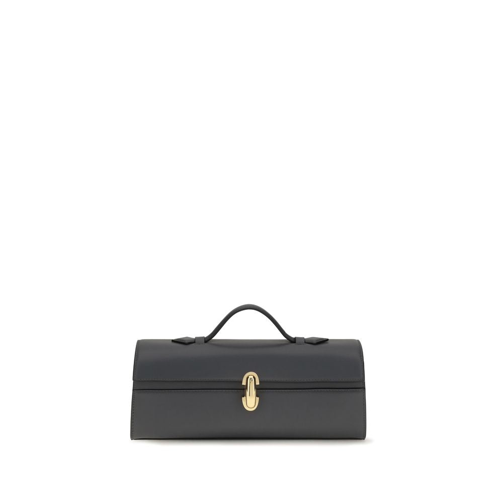 Savette Gray Calf Leather Bos Taurus Women's Handbag