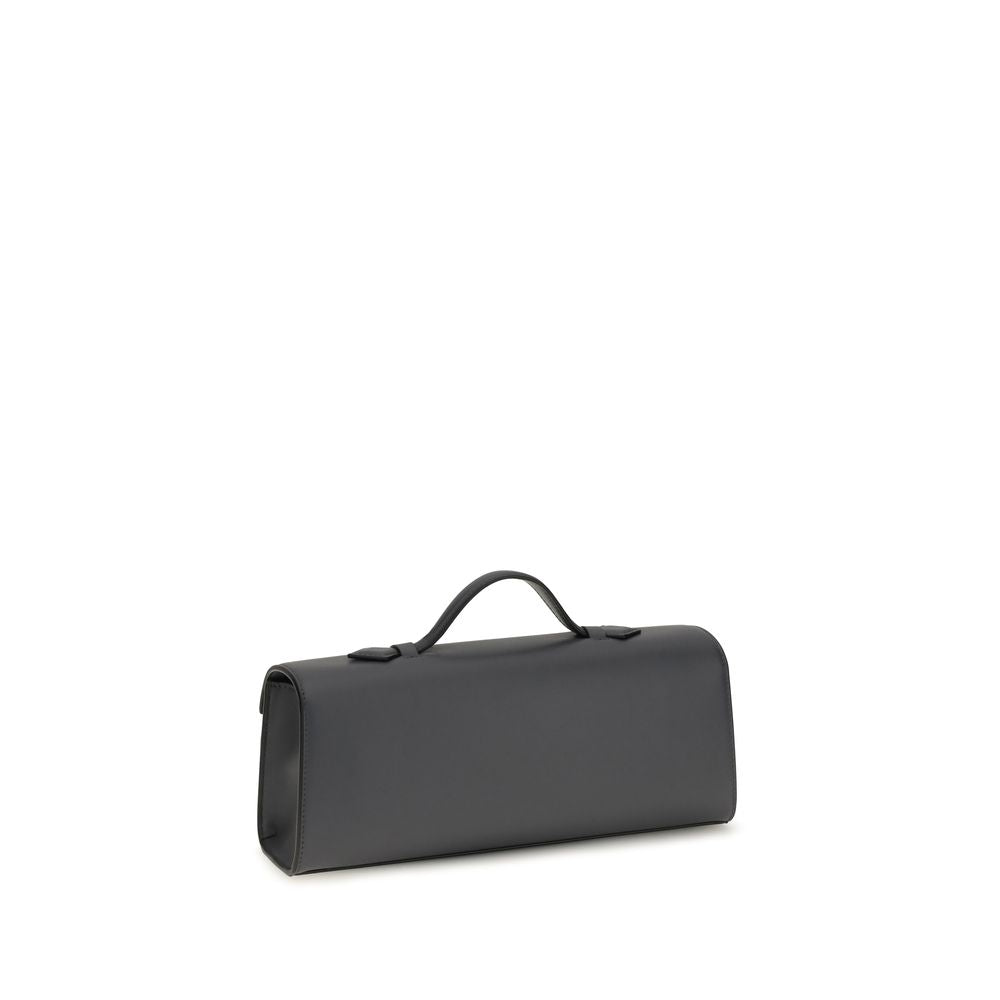 Savette Gray Calf Leather Bos Taurus Women's Handbag