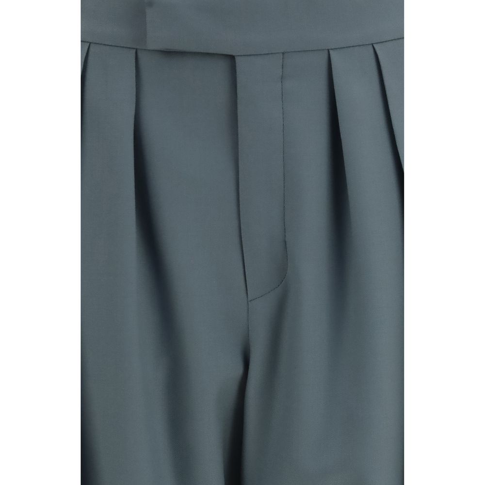 Chloé Bicolor Wool Oves Aries Dress Women's Pants