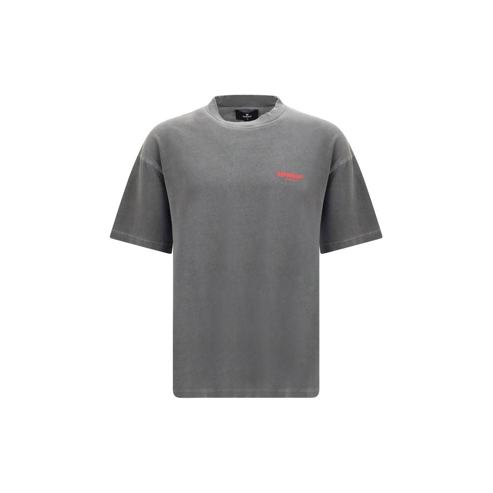 Represent Gray Cotton Men's T-Shirt