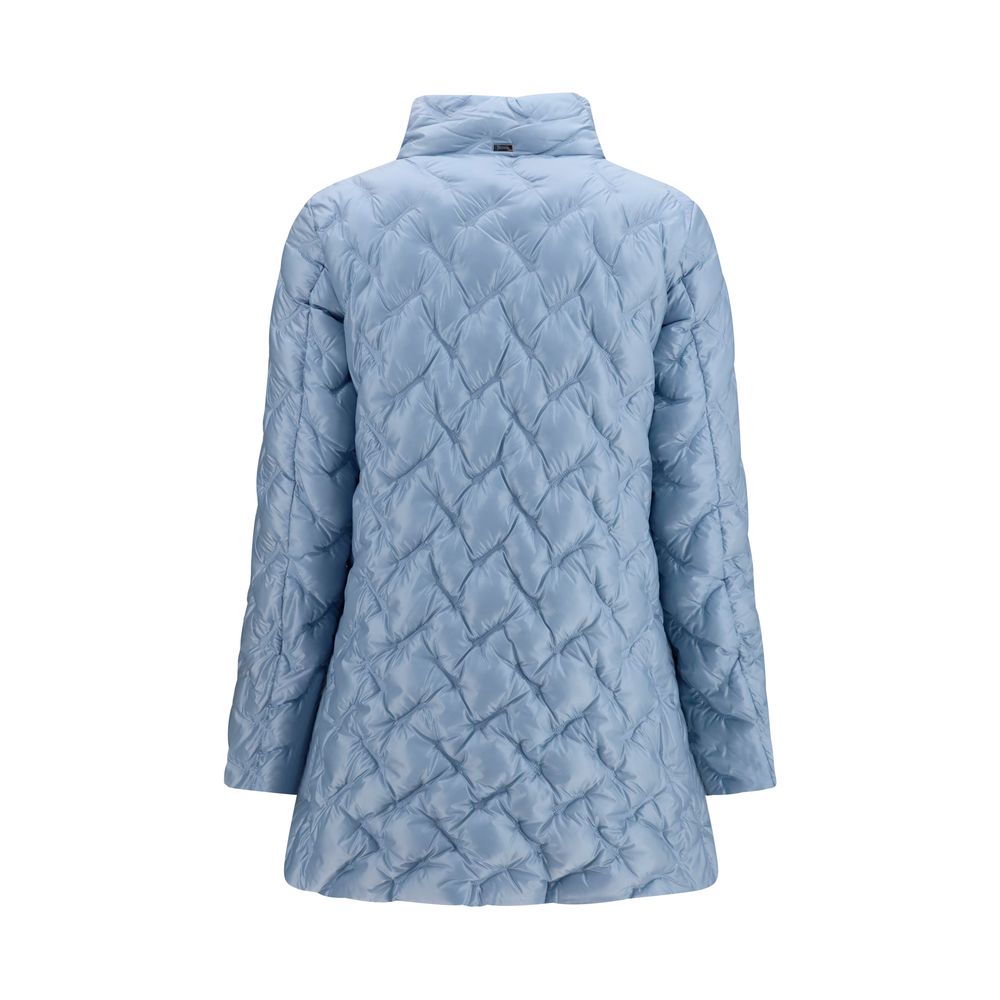 Herno Blue Polyester Full-Length Women's Jacket
