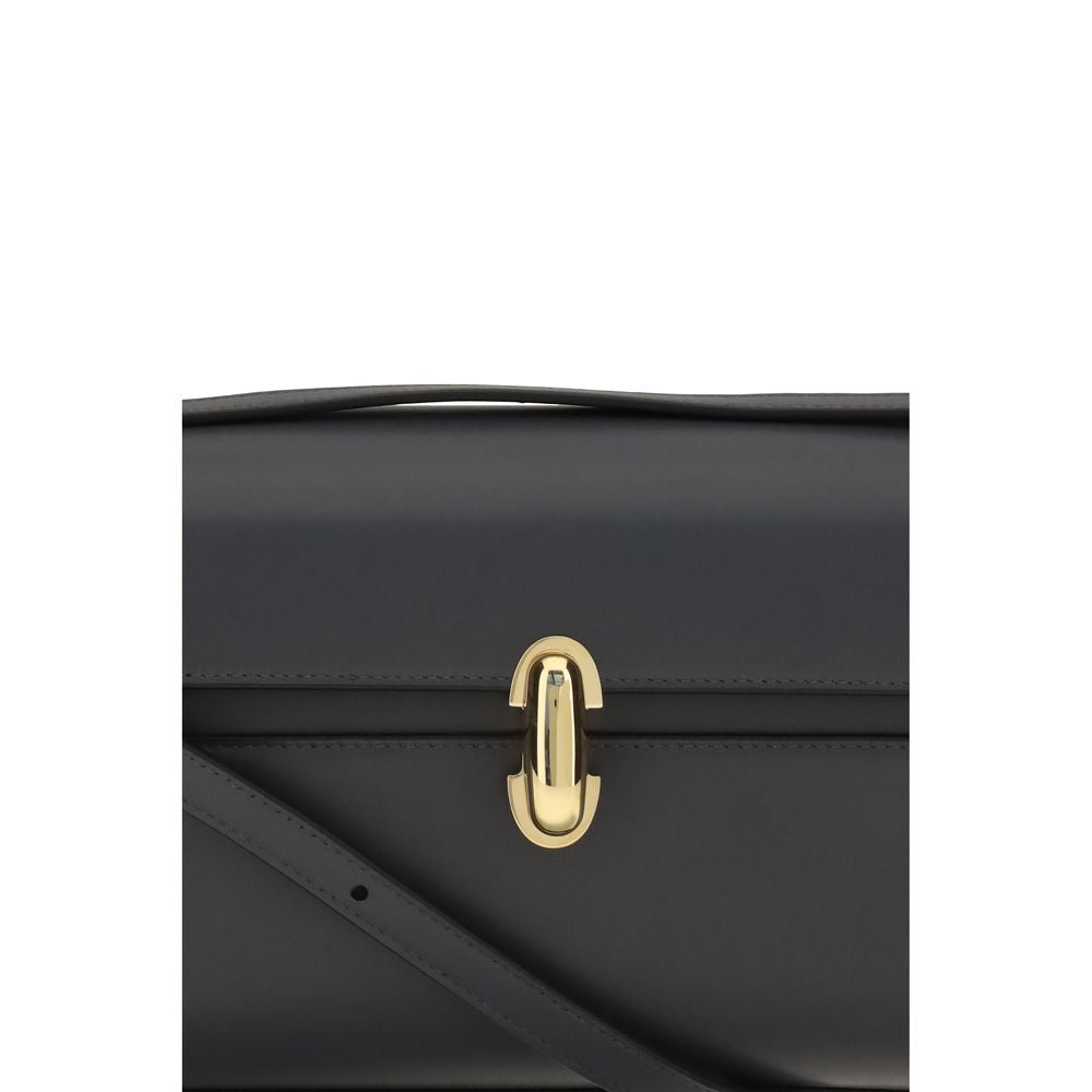 Savette Gray Calf Leather Bos Taurus Shoulder Women's Bag