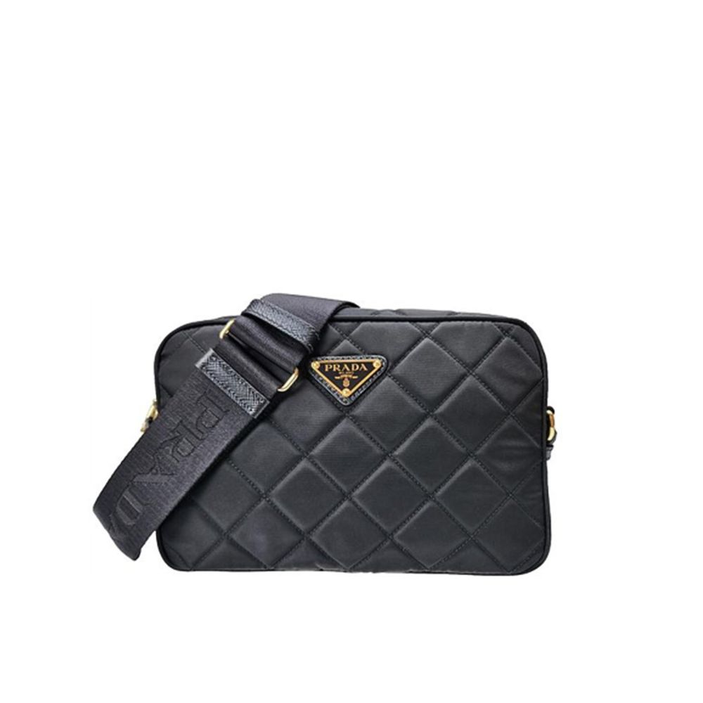 Prada Black Nylon Shoulder Women's Bag