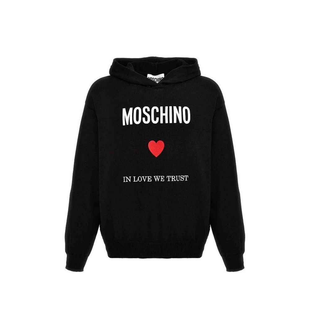 Moschino Couture Black Cotton Men's Sweatshirt
