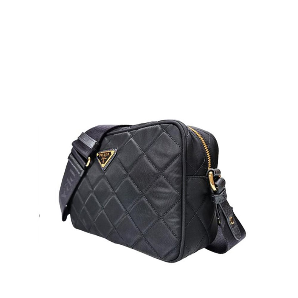 Prada Black Nylon Shoulder Women's Bag