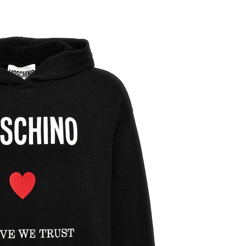 Moschino Couture Black Cotton Men's Sweatshirt