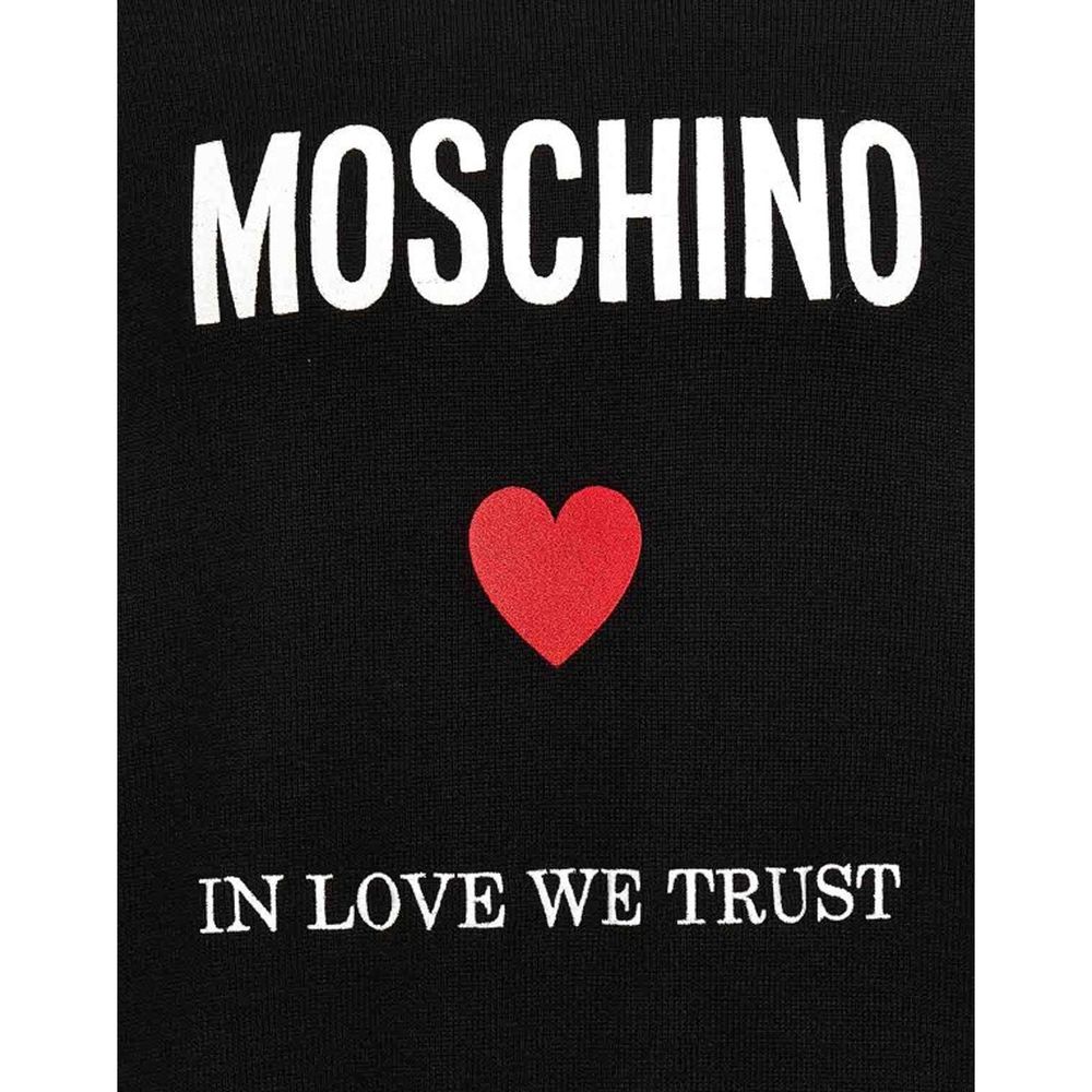 Moschino Couture Black Cotton Men's Sweatshirt